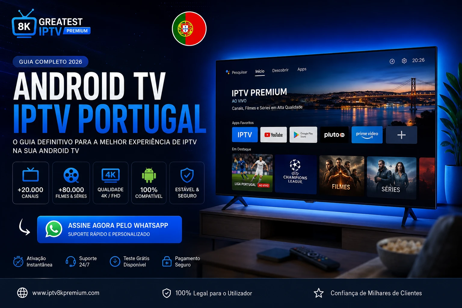 Android TV IPTV Portugal 2026